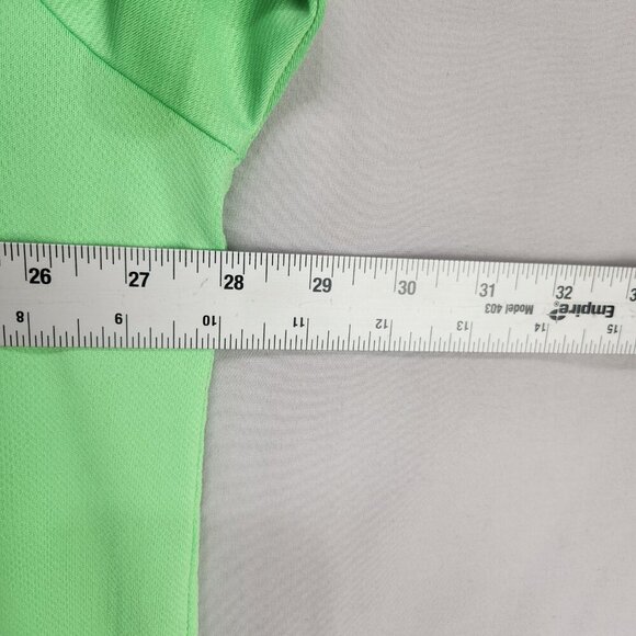 Callaway Swing Tech Golf Polo Men's XXL Opti Dri Neon Green Athleisure Shirt - Picture 4 of 7